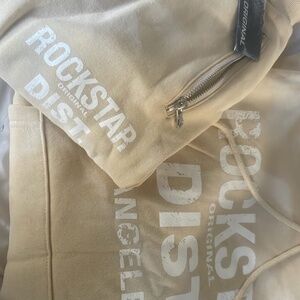 Rockstar dist stacked pants sweatsuit